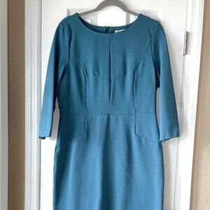Vogue. Va Long Sleeve Blue Dress